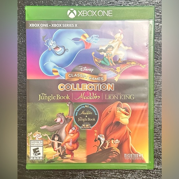 Disney Classic Games Collection Jungle Book Aladdin Lion King For XBOX ONE New - Picture 1 of 5